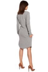 BeWear Dámské šaty B017 Grey - BeWear šedá M