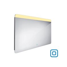 NIMCO Zrcadlo do koupelny 120x70 s osvětlením, dotykový spínač NIMCO ZP 23006V