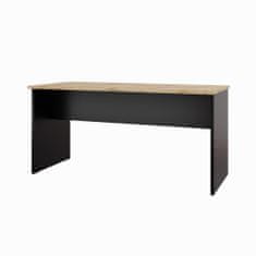 Nejlevnější nábytek Stůl jednací NEJBY GIANNI, černá/dub wotan