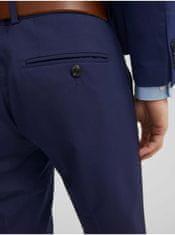 Jack&Jones Tmavě modré oblekové kalhoty Jack & Jones Franco 50