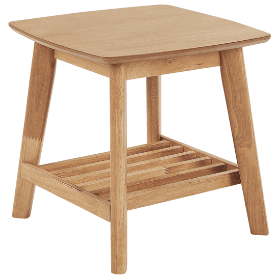 Beliani Odkládací stolek světlé dřevo TULARE