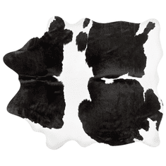 Beliani Hovězí kůže 2-3 m² černobílá NASQU
