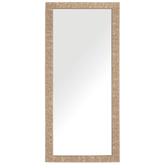 Beliani Nástěnné zrcadlo AJACCIO 50 x 130 cm mosaz