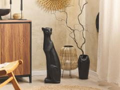 Beliani Dekorativní figurka leopard černá SPHYNX