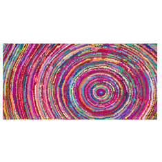 Beliani Pestrý bavlněný koberec 80x150 cm MALATYA