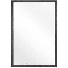 Beliani Nástěnné zrcadlo 60 x 90 cm černé MORLAIX