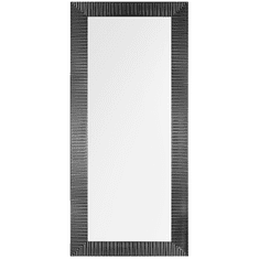 Beliani Nástěnné zrcadlo 50 x 130 cm černé DRAVEIL