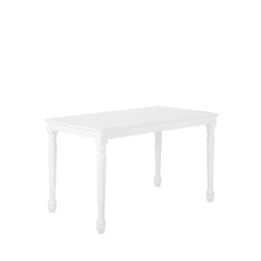 Beliani Jídelní stůl bílý 120 x 75 CARY