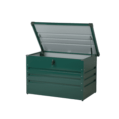 Beliani Úložný box, tmavě zelená, 100 x 62 cm, 300L CEBROSA