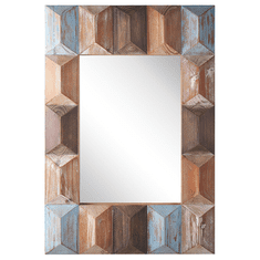 Beliani Nástěnné zrcadlo 63 x 90 cm vícebarevné HIZOTE
