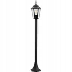 LUMILED Zahradní lampa E27 černá stojací lucerna BELLIS 100cm