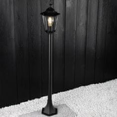 LUMILED Zahradní lampa E27 černá stojací lucerna BELLIS 100cm