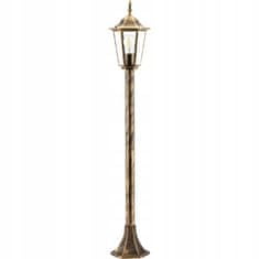 LUMILED Zahradní lampa E27 patina stojící lucerna BELLIS 100cm