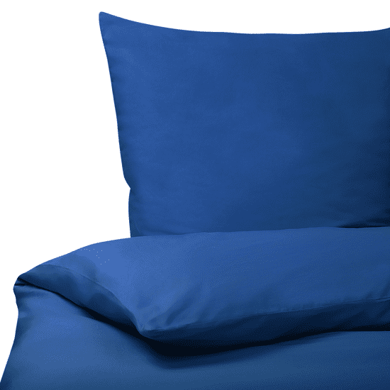 Beliani Bavlněné povlečení 200 x 220 cm modré HARMONRIDGE