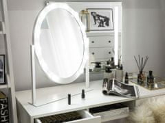 Beliani LED zrcadlo 50 x 60 cm bílé ROSTRENEN