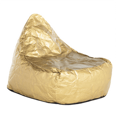 Beliani Zlatý sedací vak DROP