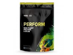 VivoLife PERFORM - RAW VEGAN PROTEIN & BCAA, karamel (988 g), rostlinný protein