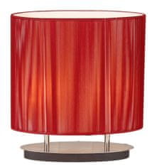 Greatstore Stolní lampa ARTEMIS 2X60W E27 červená
