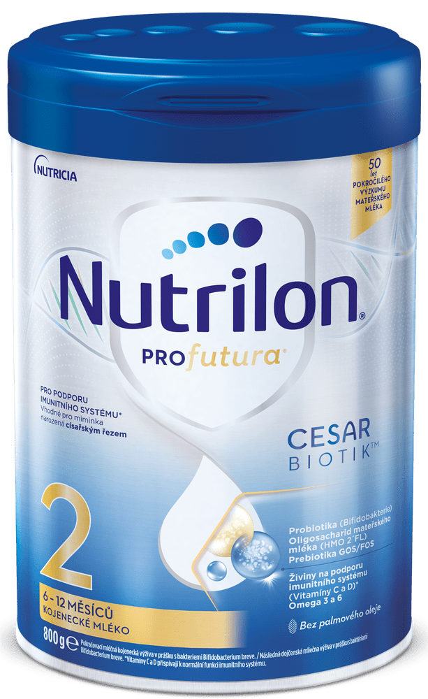 Levně Nutrilon Profutura CESARBIOTIK 2 kojenecké mléko 800 g