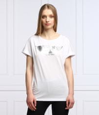 Emporio Armani Dámské triko s krátkým rukávem - 164340 2R255 000110 - bílá - Emporio Armani M bílá-potisk