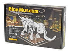 Mikro Trading LiNooS stavebnice 188 ks skelet mamut v krabičce