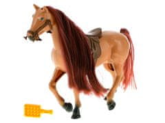 Mikro Trading Kůň 18 cm se sedlem a doplňky v krabičce kod: MI51014