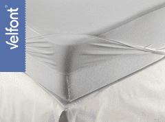 Velfont Respira nepropustné prostěradlo 120x200 cm - světle šedá