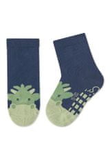 Sterntaler ponožky protiskluzové ABS chlapecké 2 páry tmavě modré hroch, hořčicové SAFARI 8002222, 20