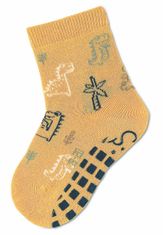 Sterntaler ponožky protiskluzové ABS chlapecké 2 páry tmavě modré hroch, hořčicové SAFARI 8002222, 20
