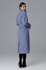 Figl Dámský plášť / kabát M624 - Figl 42 denim modrá