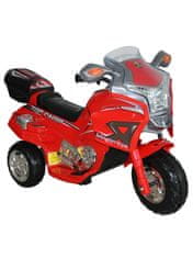 Baby Mix Dětská elektrická motorka Racer červená
