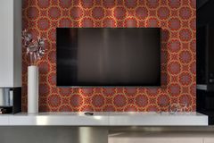 Kobercomat.cz Obkladový panel do interiéru Vzor arabského kvetinového podlahového panelu 100x50 cm