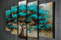 Hanah Home Vícedílný obraz BLUE TREE 105x70 cm