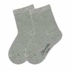 Sterntaler Ponožky pure jednobarevné 2 páry šedé 8501720, 18
