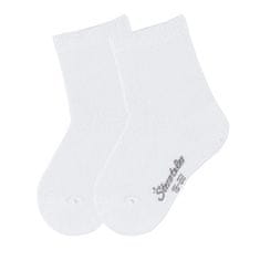 Sterntaler Ponožky pure jednobarevné 2 páry bílé 8501720, 14
