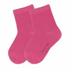 Sterntaler Ponožky pure jednobarevné 2 páry tmavě růžové 8501720, 14