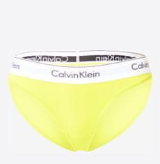 Calvin Klein Dámské kalhotky F3787E ZIR - žlutá - Calvin Klein S Žlutá