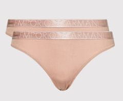 Emporio Armani Dámské kalhotky 163334 2R235 05671 - starorůžová - Emporio Armani XL staro růžová