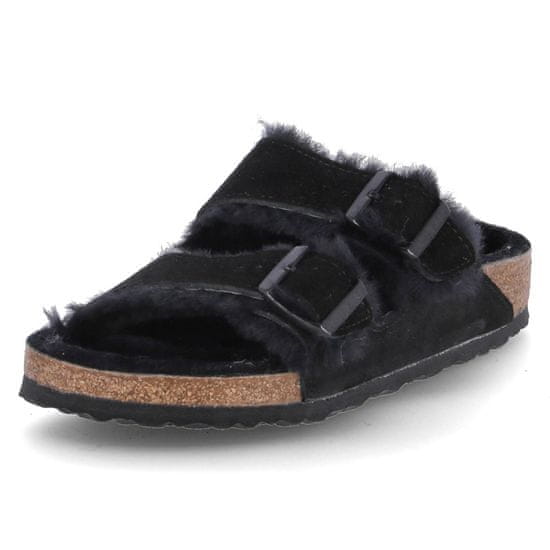 Birkenstock Pantofle černé Arizona Fur