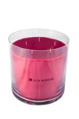 A La Maison Vonná svíčka ve skle RED hoří 150 hodin