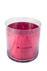 A La Maison Vonná svíčka ve skle RED hoří 250 hodin