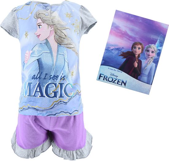Sun City Dětské pyžamo Frozen Ledové království Magic bavlna LGREY - dárkové balení vel. 4 roky Velikost: 4 roky