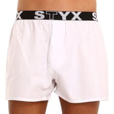 Styx Pánské trenky sportovní guma bílé (B1061) - velikost XXL