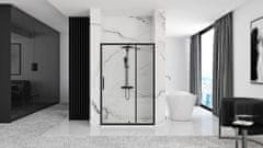 REA Otevírací sprchové dveře rapid swing 120 černá (REA-K6413)