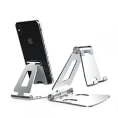 Tech-protect Z16 stojan na mobil a tablet 8.5'', stříbrný