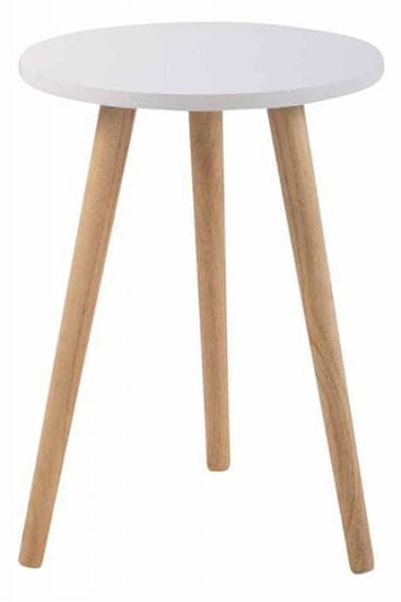 BHM Germany Odkládací stolek Kolding, 40 cm, bílá