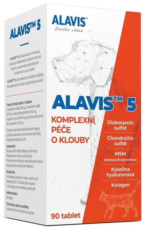 Alavis Alavis 5 pro psy a kočky 90tbl EXPIRACE 01.01.2023