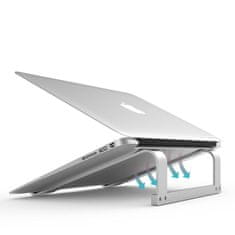 Tech-protect Alustand 2 stojan na notebook 16'', stříbrný