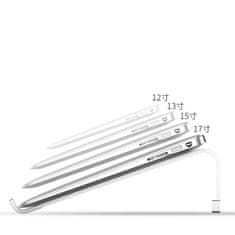 Tech-protect Alustand 2 stojan na notebook 16'', stříbrný