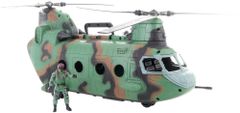 Lamps Vojenská sada s vrtulníkem na baterie
